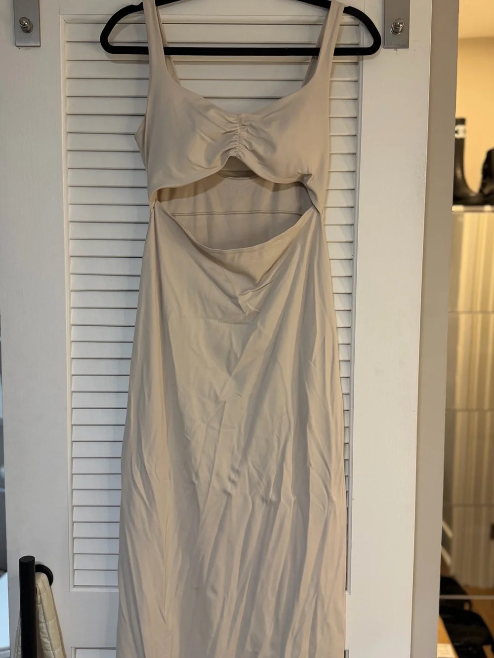 Women's Cream Midi dress